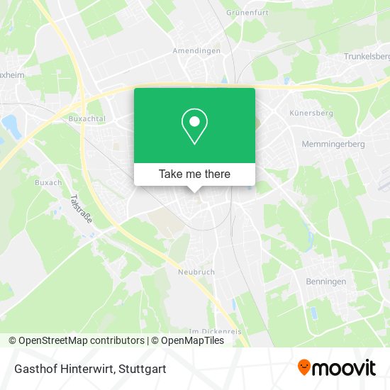 Карта Gasthof Hinterwirt