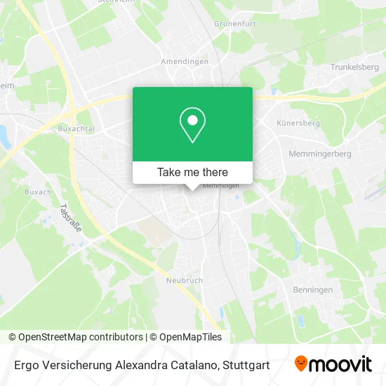 Карта Ergo Versicherung Alexandra Catalano