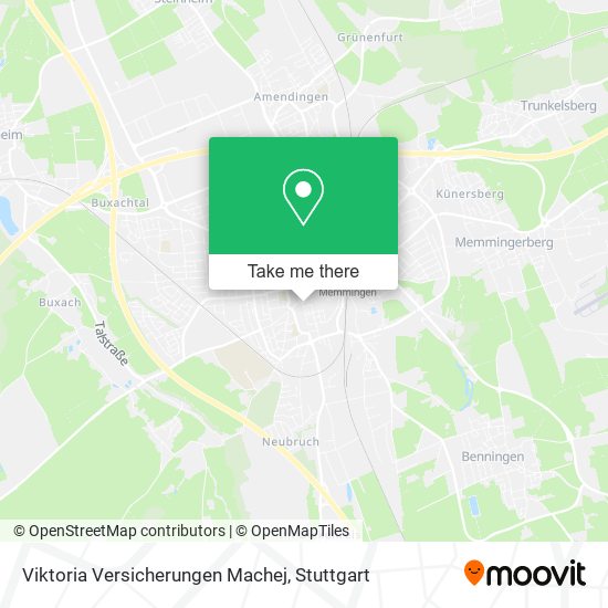 Viktoria Versicherungen Machej map