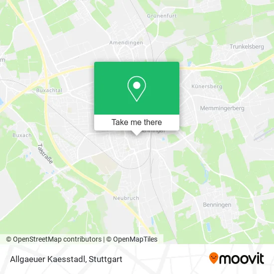 Карта Allgaeuer Kaesstadl