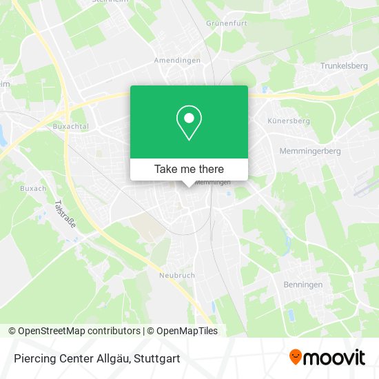 Piercing Center Allgäu map