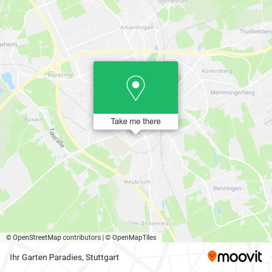 Карта Ihr Garten Paradies