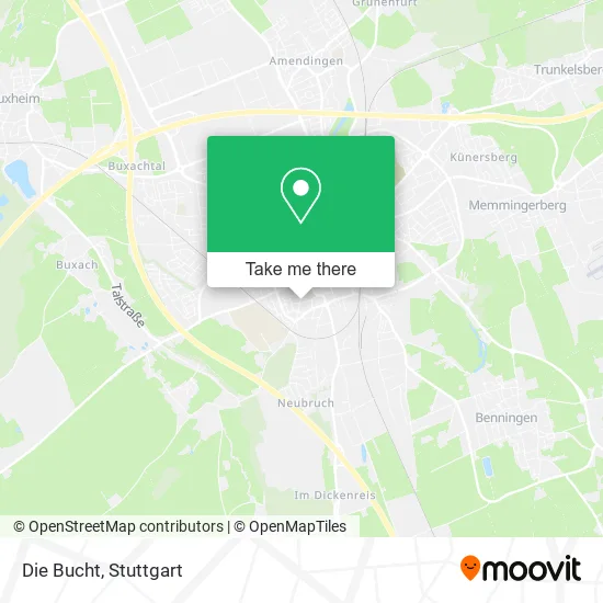 Карта Die Bucht