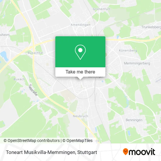 Карта Toneart Musikvilla-Memmingen