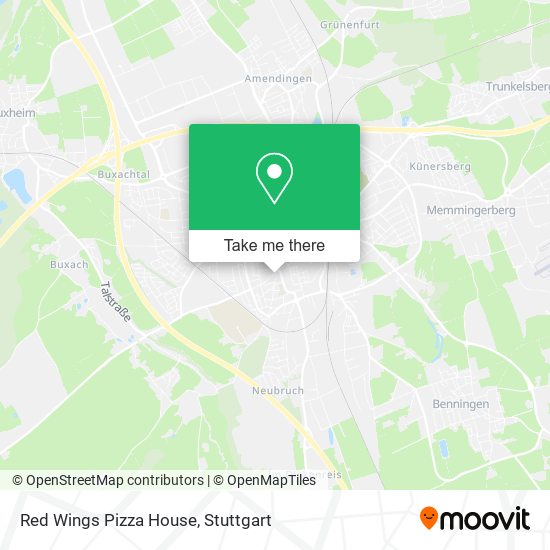 Red Wings Pizza House map