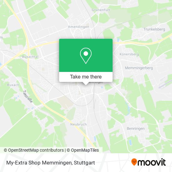 My-Extra Shop Memmingen map