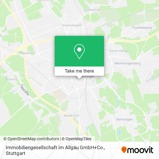 Immobiliengesellschaft im Allgäu GmbH+Co. map