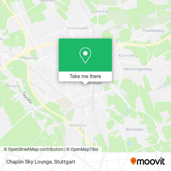 Карта Chaplin Sky Lounge