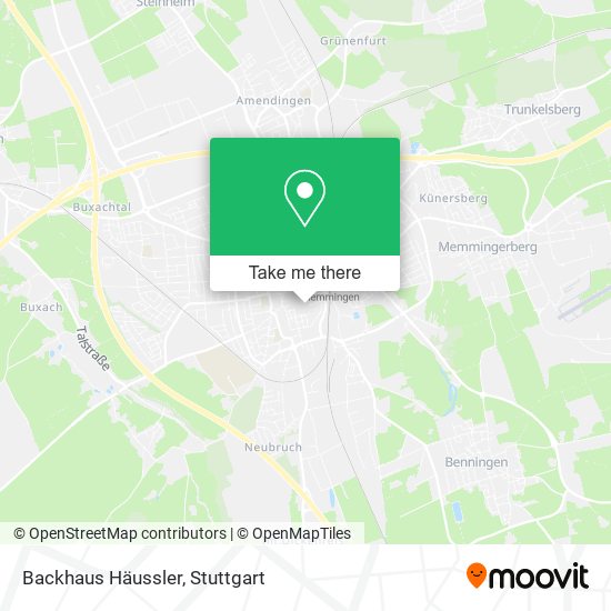 Backhaus Häussler map