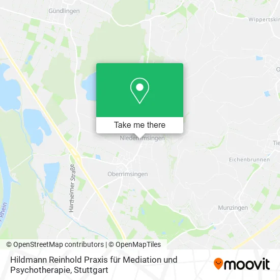 Карта Hildmann Reinhold Praxis für Mediation und Psychotherapie