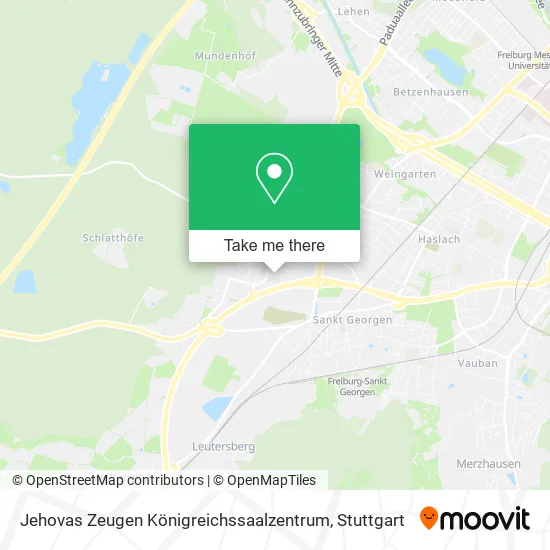 Карта Jehovas Zeugen Königreichssaalzentrum