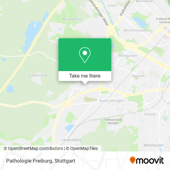 Карта Pathologie Freiburg