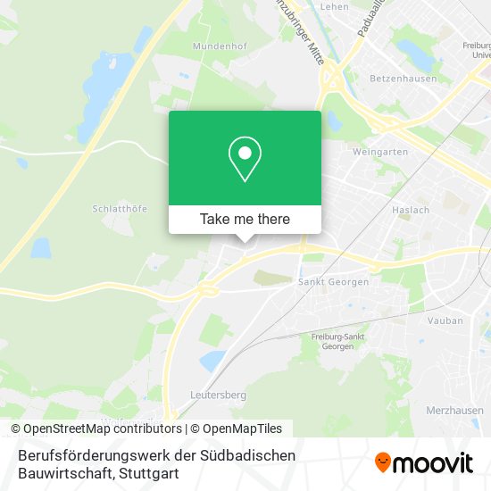 Berufsförderungswerk der Südbadischen Bauwirtschaft map