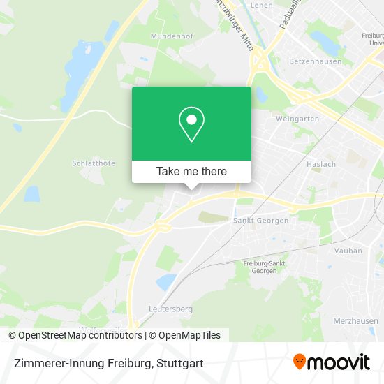 Zimmerer-Innung Freiburg map