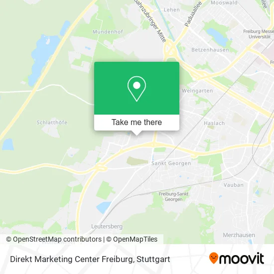 Карта Direkt Marketing Center Freiburg