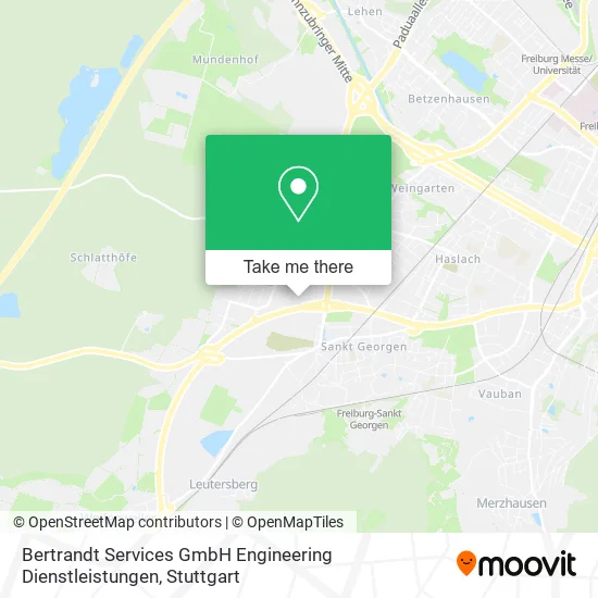 Карта Bertrandt Services GmbH Engineering Dienstleistungen