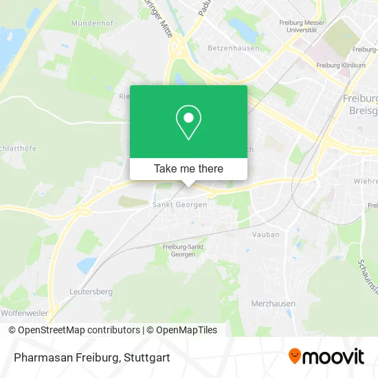 Карта Pharmasan Freiburg