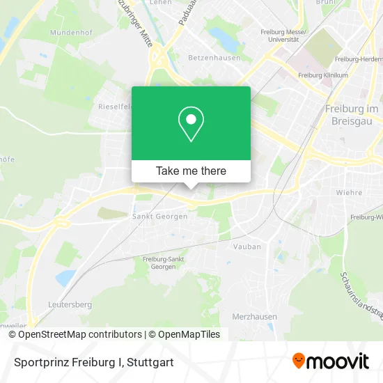 Карта Sportprinz Freiburg I