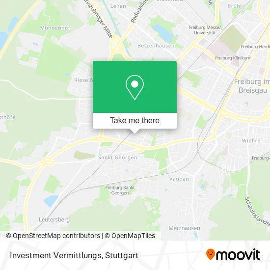 Карта Investment Vermittlungs