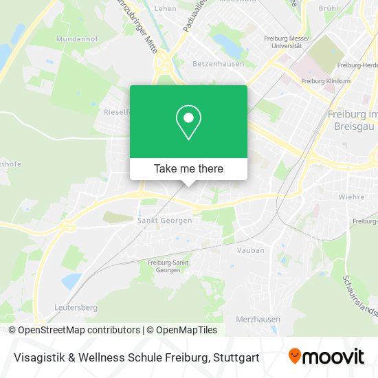 Карта Visagistik & Wellness Schule Freiburg