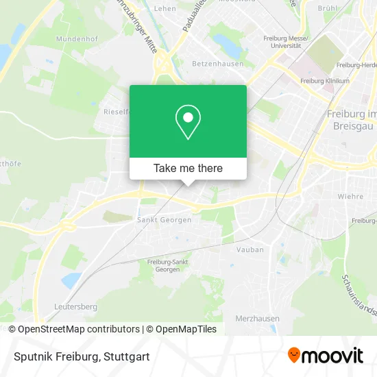 Карта Sputnik Freiburg