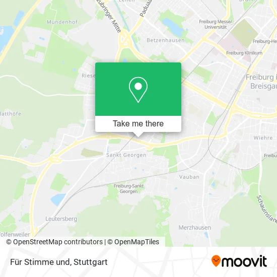 Карта Für Stimme und
