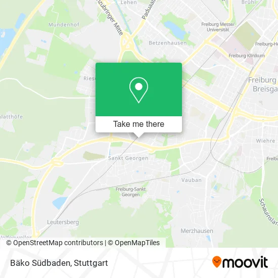 Карта Bäko Südbaden