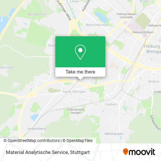 Карта Material Analytische Service