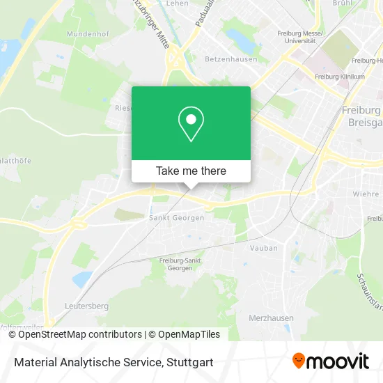 Карта Material Analytische Service