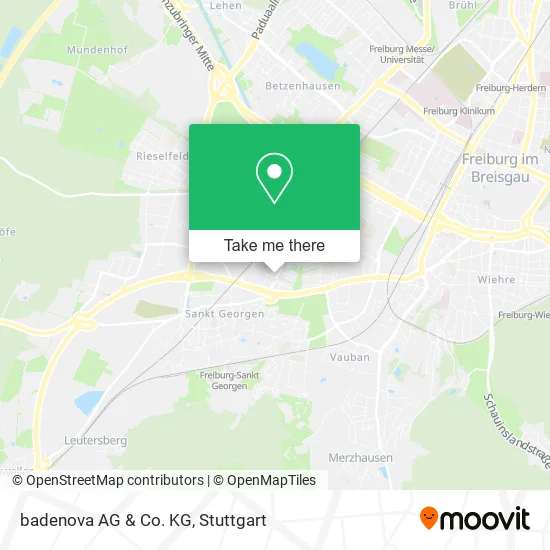 Карта badenova AG & Co. KG