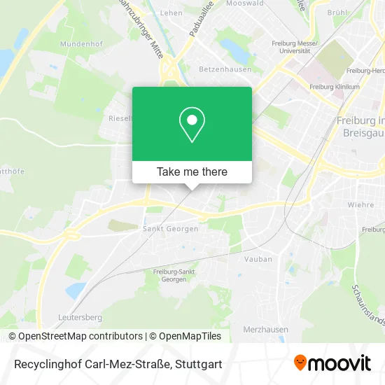 Карта Recyclinghof Carl-Mez-Straße