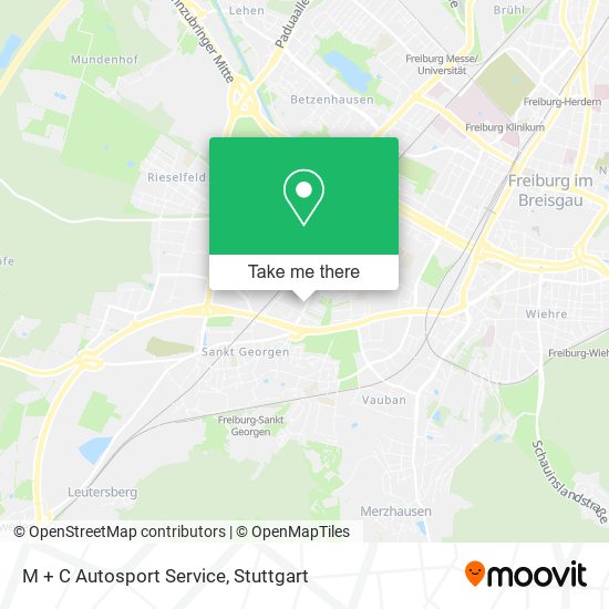 Карта M + C Autosport Service