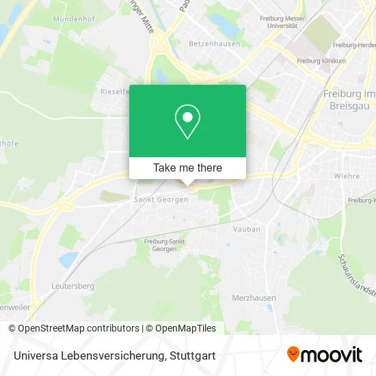Карта Universa Lebensversicherung