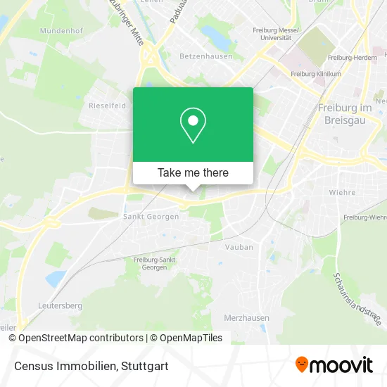 Карта Census Immobilien