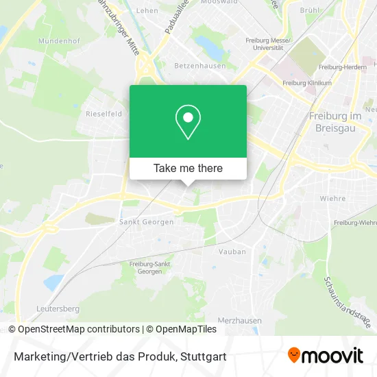 Карта Marketing/Vertrieb das Produk