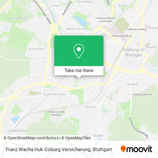 Карта Franz Wacha Huk-Coburg Versicherung