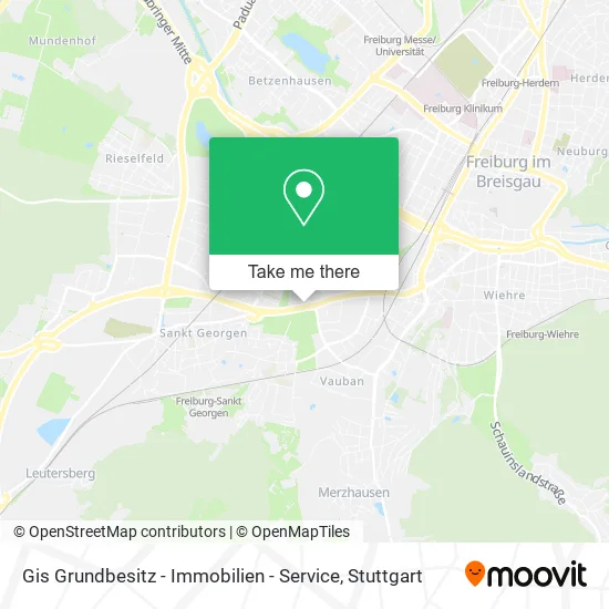 Карта Gis Grundbesitz - Immobilien - Service