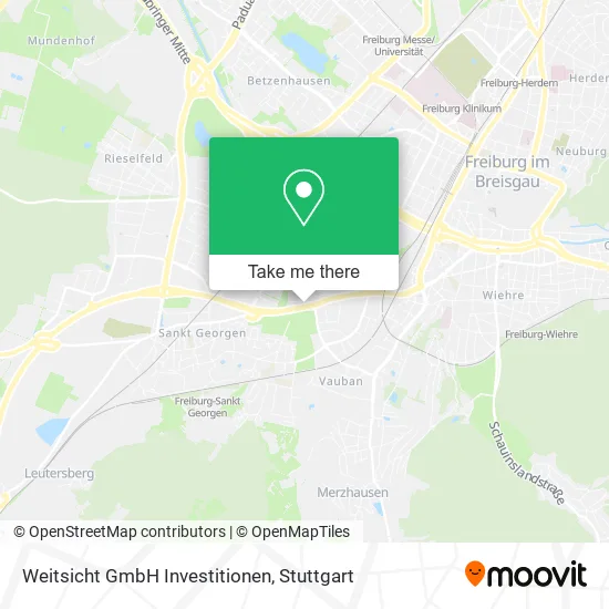 Карта Weitsicht GmbH Investitionen