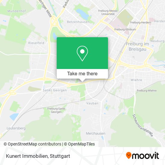 Kunert Immobilien map