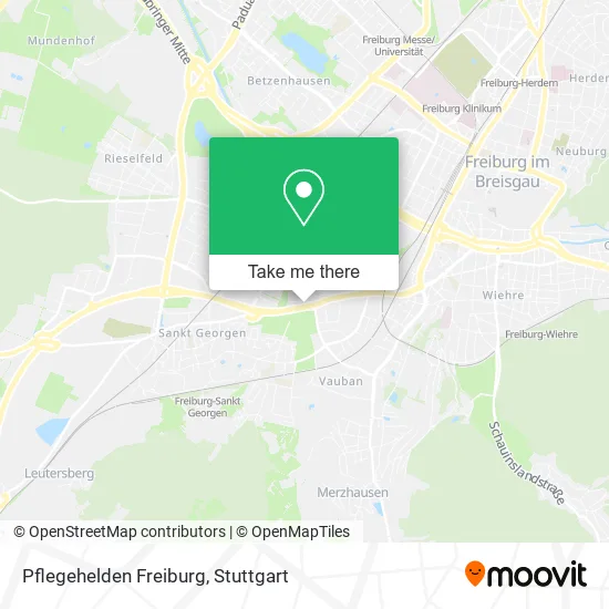 Карта Pflegehelden Freiburg