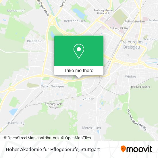 Höher Akademie für Pflegeberufe map