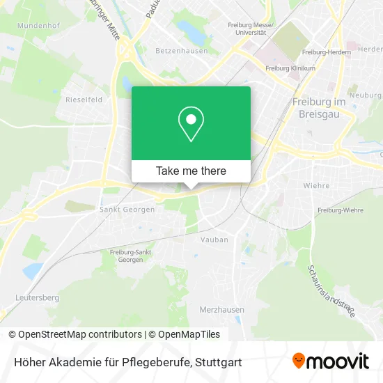 Карта Höher Akademie für Pflegeberufe