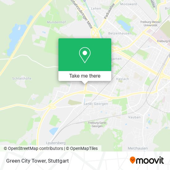 Green City Tower map