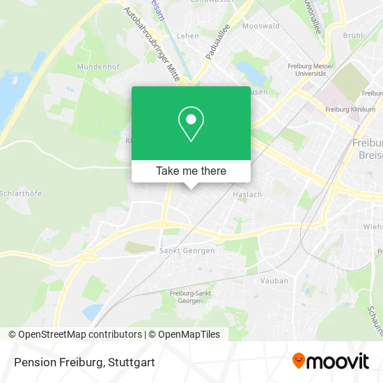 Карта Pension Freiburg