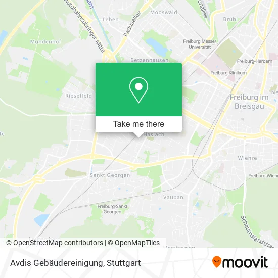 Карта Avdis Gebäudereinigung