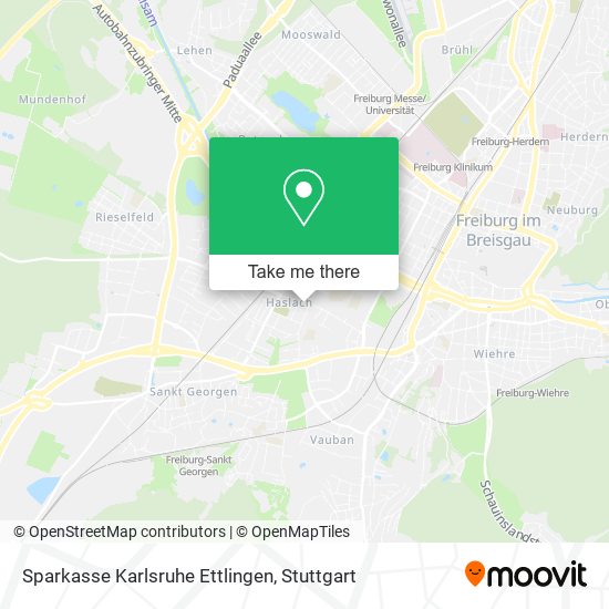 Sparkasse Karlsruhe Ettlingen map