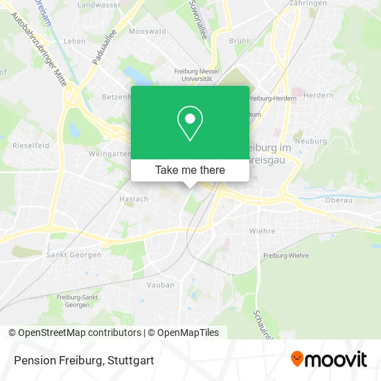 Карта Pension Freiburg