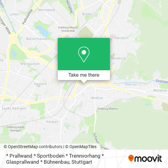 * Prallwand * Sportboden * Trennvorhang * Glasprallwand * Bühnenbau map