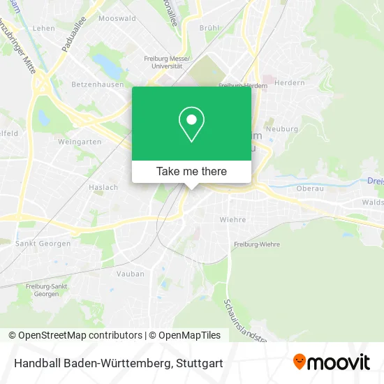 Карта Handball Baden-Württemberg