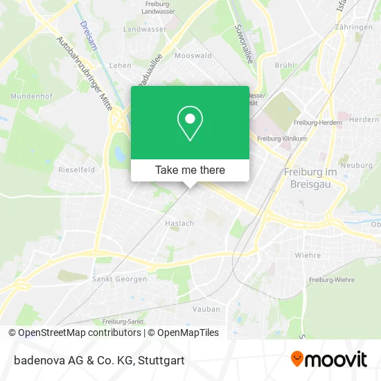 Карта badenova AG & Co. KG